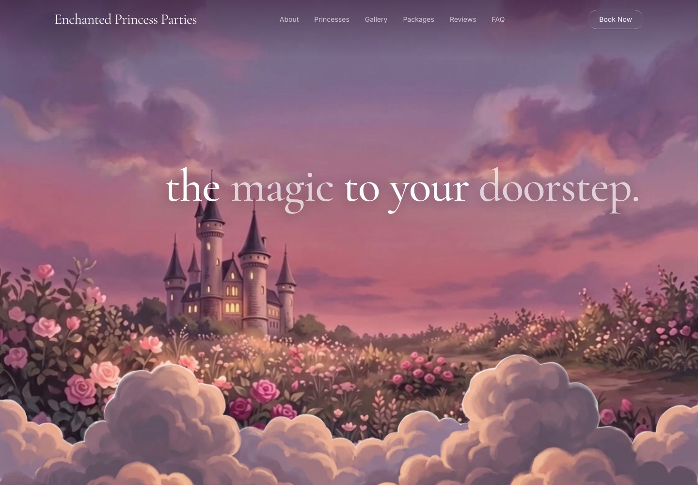 Enchanted Princess Parties — after