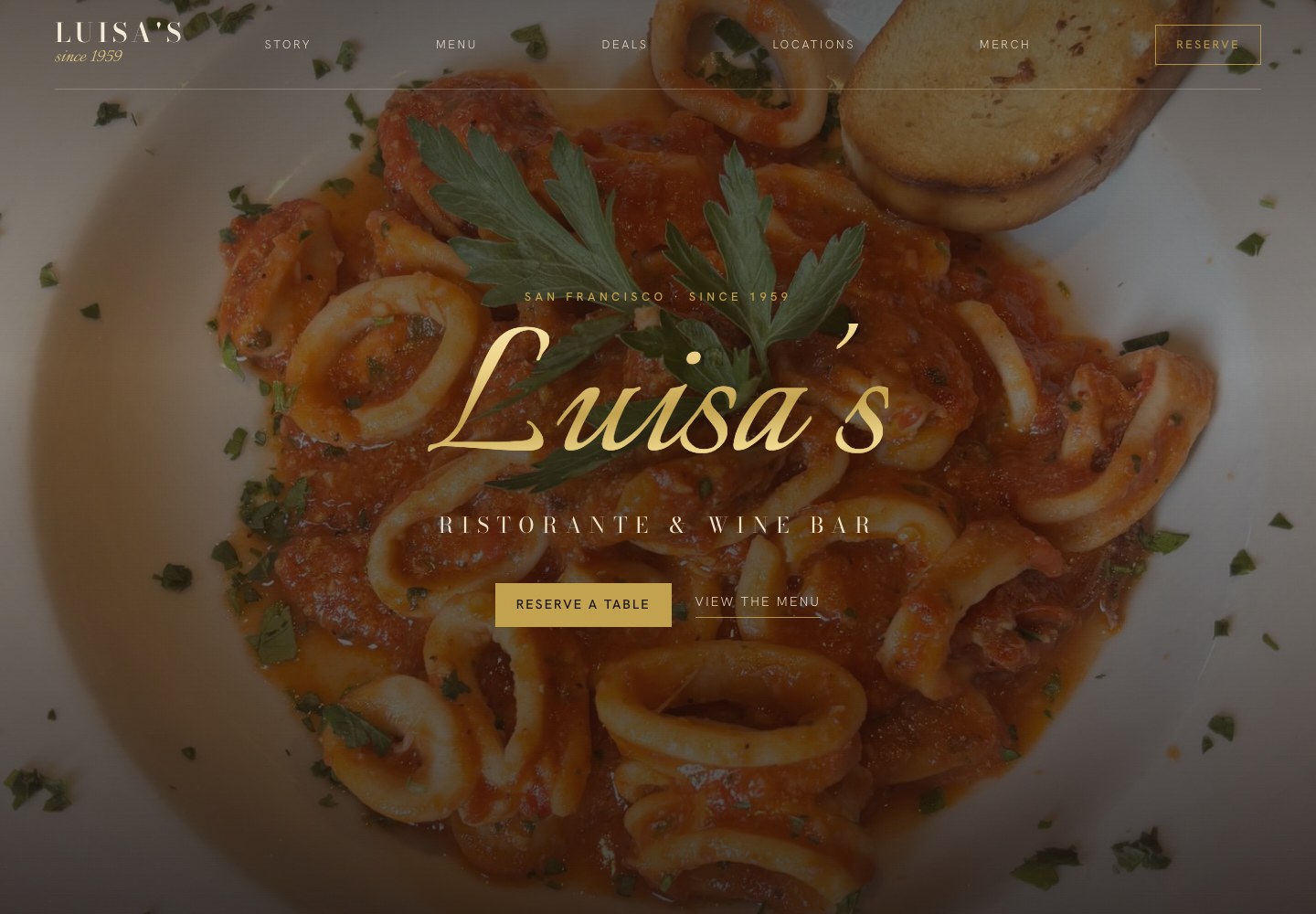 Luisa's Ristorante & Wine Bar — after